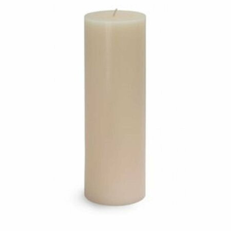 ZEST CANDLE CPZ-094-12 3 x 9 in. Ivory Pillar Candles, 12PK CPZ-094_12